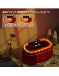 Limpiador Ultrasónico Fashome HCU01C 550ml con Soporte 2