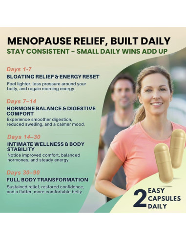 Cápsulas Aida Menopausia - Suplemento Hormonal con Ashwagandha y Maca - 60 Cápsulas