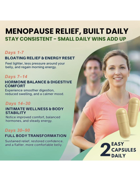 Cápsulas Aida Menopausia - Suplemento Hormonal con Ashwagandha y Maca - 60 Cápsulas