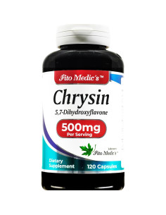 Fito Medic's Chrysin 500mg con Flor de Pasión 120 Cápsulas 2