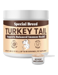 Hongo Cola de Pavo Orgánico Special Breed 60g - Suplemento para Perros y Gatos