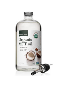 Aceite MCT Orgánico Natural Force 907g - Botella de Vidrio