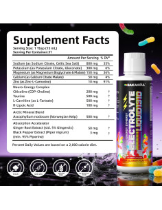 Suplemento Líquido Electrolito BAKAKOUL 1310mg Hidratación Rápida 2
