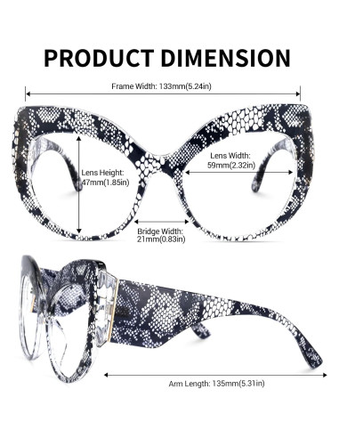 Gafas de Sol VOOGLAM Ojos de Gato Anti UV y Luz Azul VFP0183