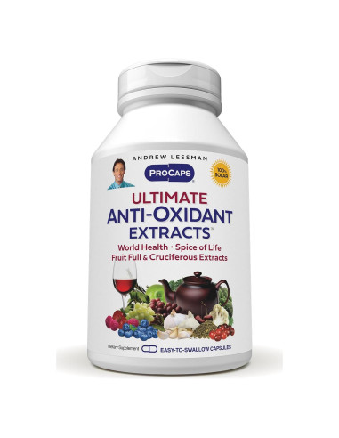 Extractos Antioxidantes Andrew Lessman 30 Cápsulas - Polifenoles Naturales