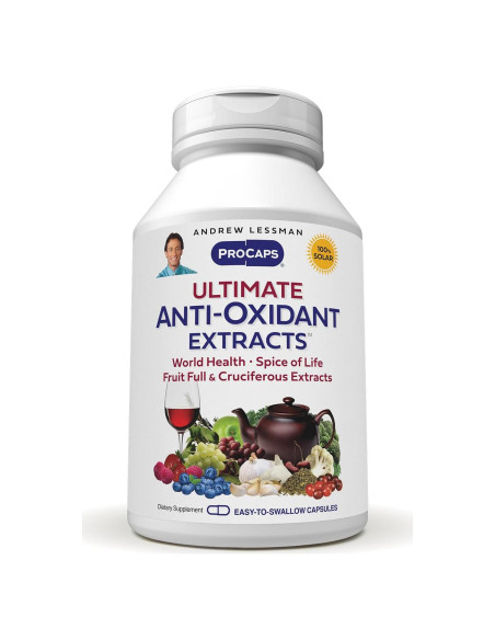 Extractos Antioxidantes Andrew Lessman 30 Cápsulas - Polifenoles Naturales