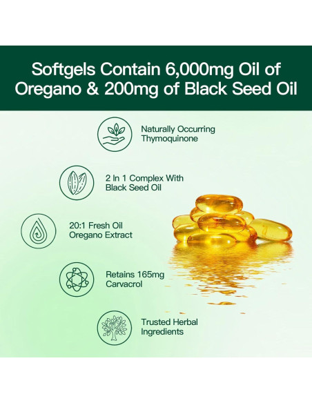 Cápsulas de Aceite de Orégano Orgánico VivoNu 300 Pcs