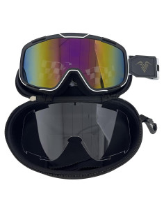 Gafas de Motocross JustEnFly OTG Adulto Anti-reflejo HD