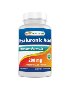 Ácido Hialurónico 200 mg Mejores Naturales 120 Tabletas