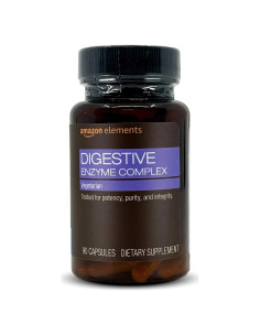 Complejo de Enzimas Digestivas Amazon Elements 90 Cápsulas