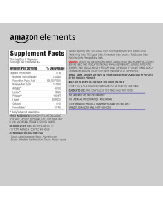 Complejo de Enzimas Digestivas Amazon Elements 90 Cápsulas 2