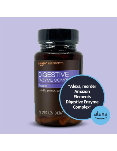 Complejo de Enzimas Digestivas Amazon Elements 90 Cápsulas