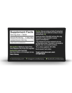 LactoJoy Pastillas de Lactasa 14,500 FCC - 80 Piezas - Sin Aditivos 2