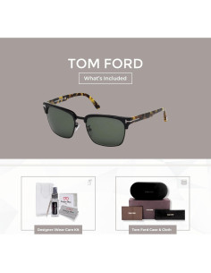 Gafas de sol Tom Ford FT0367 River para hombres + Kit iWear 2