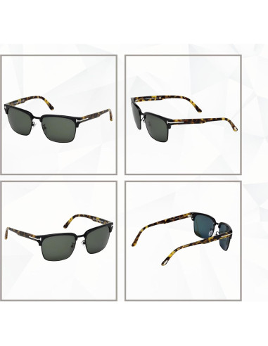 Gafas de sol Tom Ford FT0367 River para hombres + Kit iWear