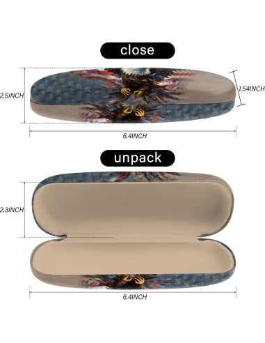 Estuche para Gafas Duro con Paño de Limpieza - Unisex