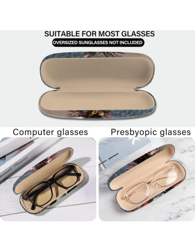 Estuche para Gafas Duro con Paño de Limpieza - Unisex