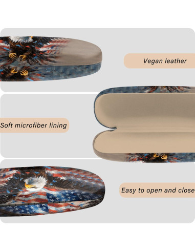 Estuche para Gafas Duro con Paño de Limpieza - Unisex