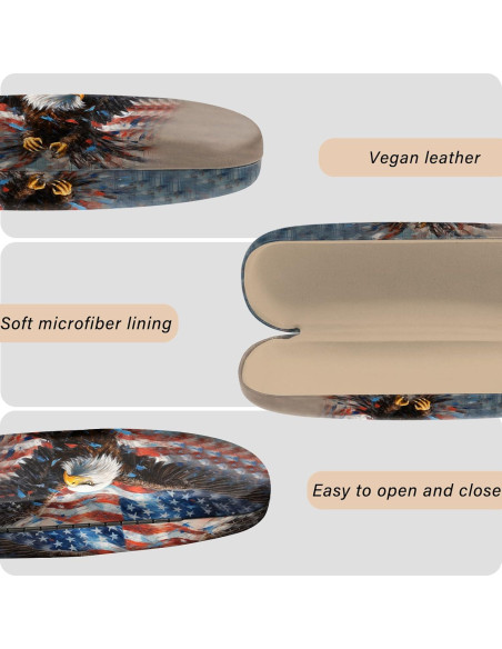 Estuche para Gafas Duro con Paño de Limpieza - Unisex