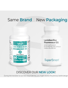 Supersmart Probiotico Lactobacillus Rhamnosus GG 60 Cápsulas 2