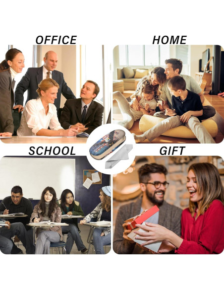 Estuche para Gafas Duro con Paño de Limpieza - Unisex