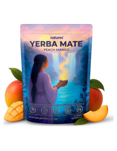 Zempic Yerba Mate Polvo Instantáneo Durazno Mango 30 Porciones