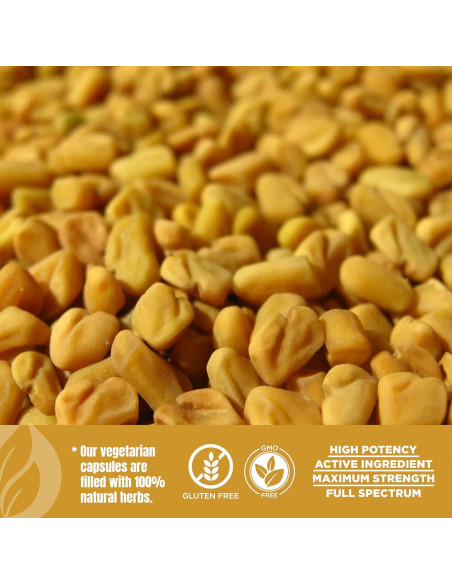 Fenogreco HerbsForever - Extracto 800 mg, 60 Cápsulas Vegetales