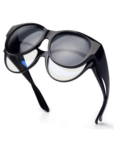 Gafas de sol polarizadas Face Shadow para usar sobre gafas UV400 Gafas de sol polarizadas Face Shadow para usar sobre gafas UV400