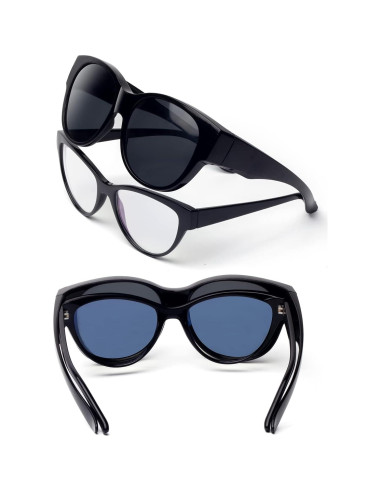 Gafas de sol polarizadas Face Shadow para usar sobre gafas UV400