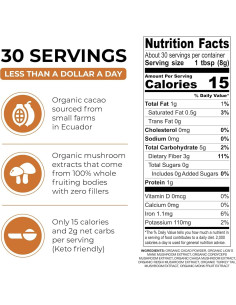 Chocolate Caliente y Matcha de Hongos Inner Elevate 2638g 2