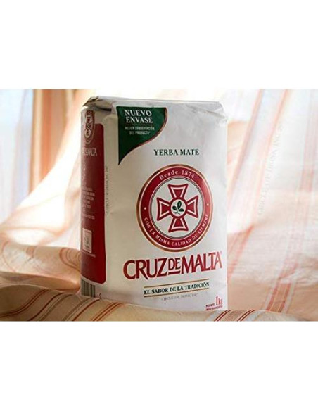 Cruz De Malta Yerba Mate 2 Paquetes de 1 Kg Cada Uno