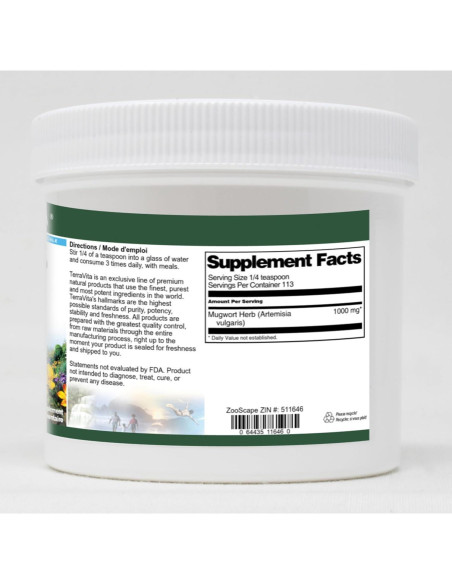 Polvo de Hierba de Artemisia TerraVita 3 Paquetes de 113 g