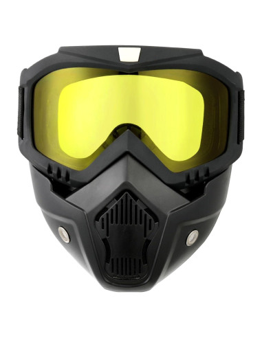Gafas de motocross DREAMIZER con máscara facial removible