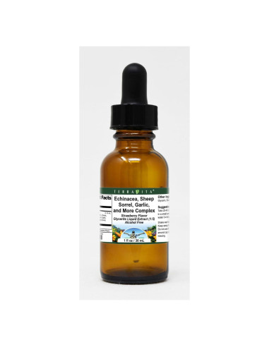 Extracto Líquido Glicerita Complejo TerraVita 28.35 g Sabor Fresa