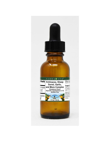 Extracto Líquido Glicerita Complejo TerraVita 28.35 g Sabor Fresa