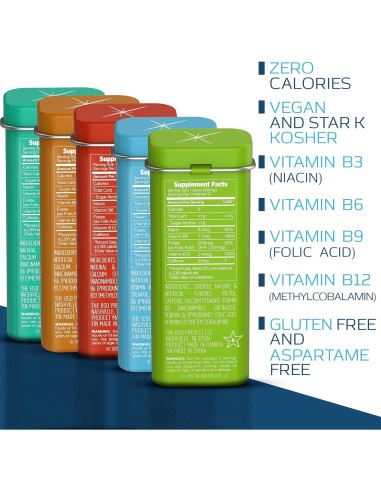 Mentas de Cafeína Viter Energy 40mg - Sin Azúcar, Vegano, 20pcs