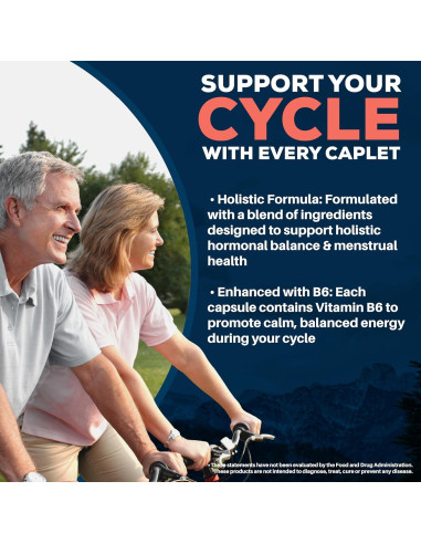 Suplemento Ayush Herbs Regu-Cycle 60 Cápsulas Vegetarianas - Equilibrio Hormonal Femenino