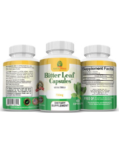 Cápsulas de Hoja Amarga NHL180 - 3 Botellas de 180 Unidades 2