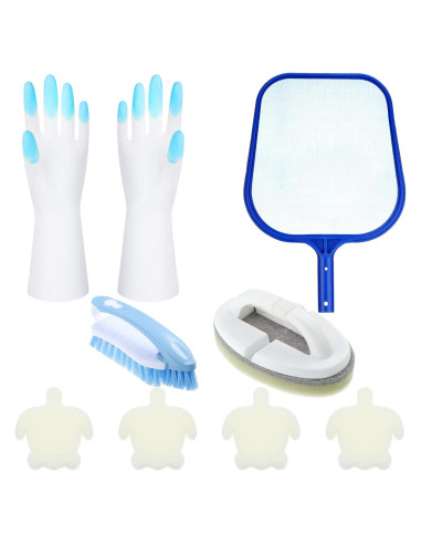 Kit de Limpieza para Spa Patelai - 8 Piezas con Guantes