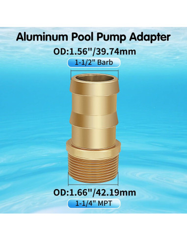 Kit Manguera Desagüe Piscina 25ft Temsteel 1.5" PVC Alta Flujo