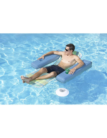 Silla Flotante Retro Poolmaster para Adultos, 125 kg, Cuadros