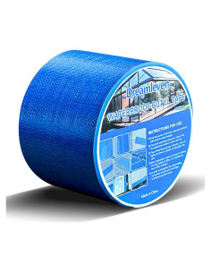 Cinta de Sellado Butílica Impermeable Azul 10.16 cm x 4.88 m