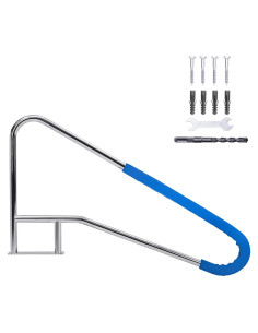 Barandilla de Piscina GarveeLife Acero Inoxidable 139.7x81.3cm