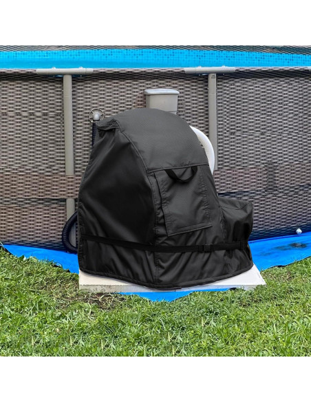 Cubierta Impermeable para Bomba de Filtro de Arena okcool 65.7x62.2 cm