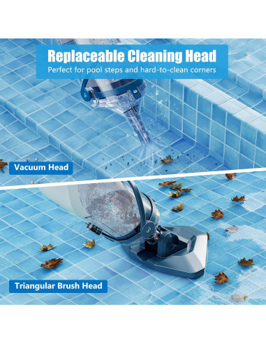 Aspiradora de Piscina Portátil Enhulk EHT21001-L20 70L/min