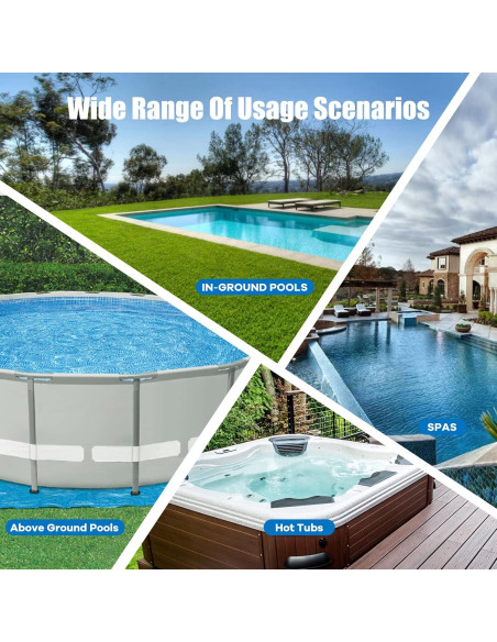 Aspiradora de Piscina Portátil Enhulk EHT21001-L20 70L/min