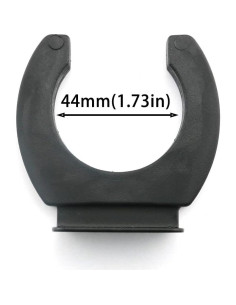 Clip de Micrófono 2 Piezas Negro Soporte Montaje 44mm 2