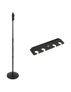 Soporte de Micrófono Gator GFW-MIC-1001 con Bandeja para 4 Micrófonos