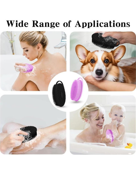 Exfoliador Corporal de Silicona Cutiland 2 en 1 - Set de 2