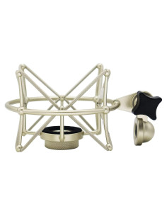 Montura de Micrófono de Metal Neumann M147 - Plata